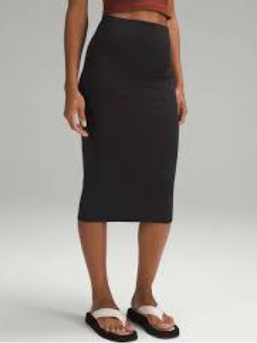 Jacob Black Midi Pencil Skirt